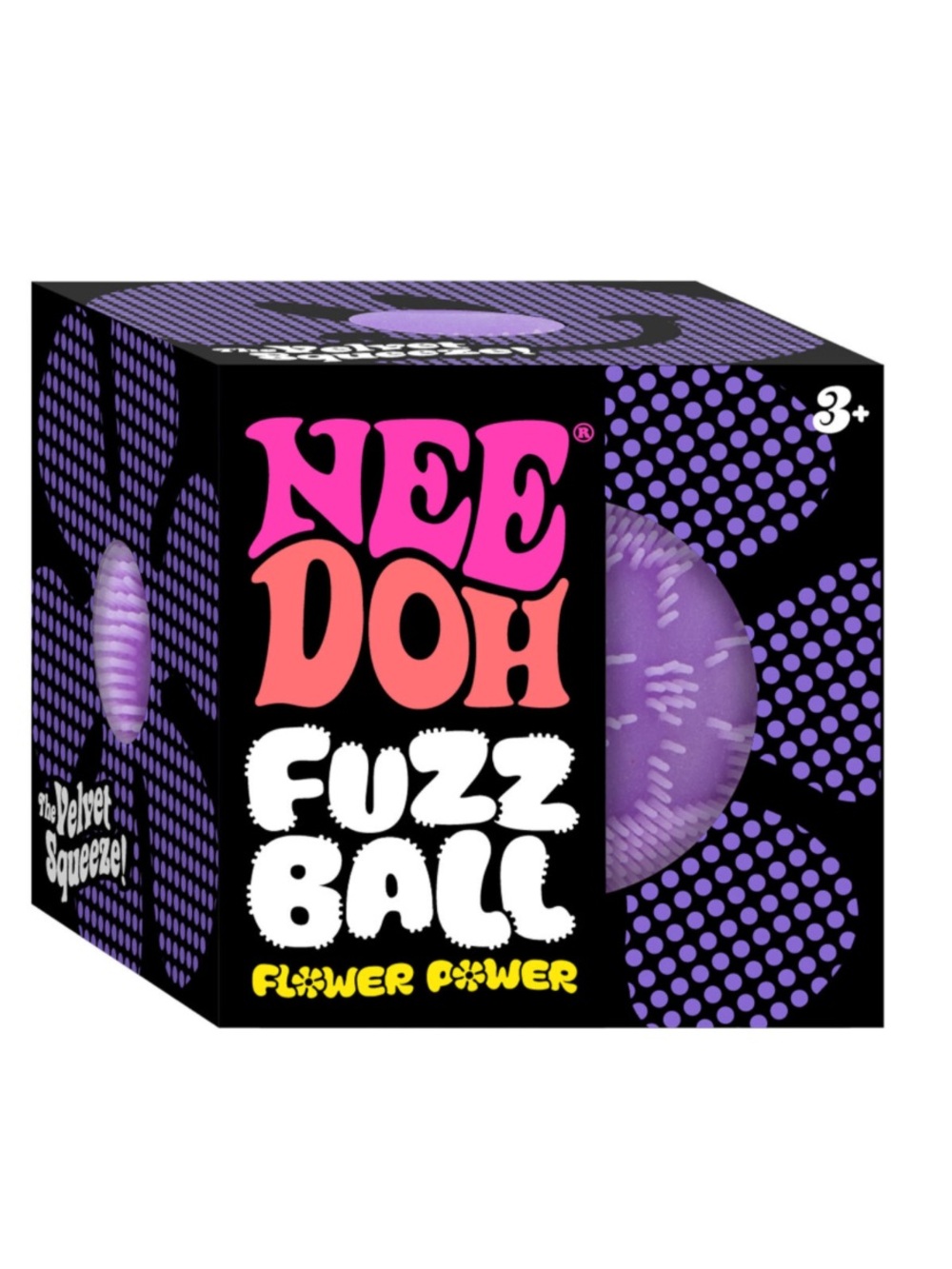 Schylling Needoh Fuzz Ball Flower Power NWT